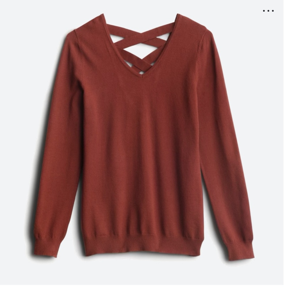Stitch Fix - Love Ellie-Mia Back Detail Sweater
